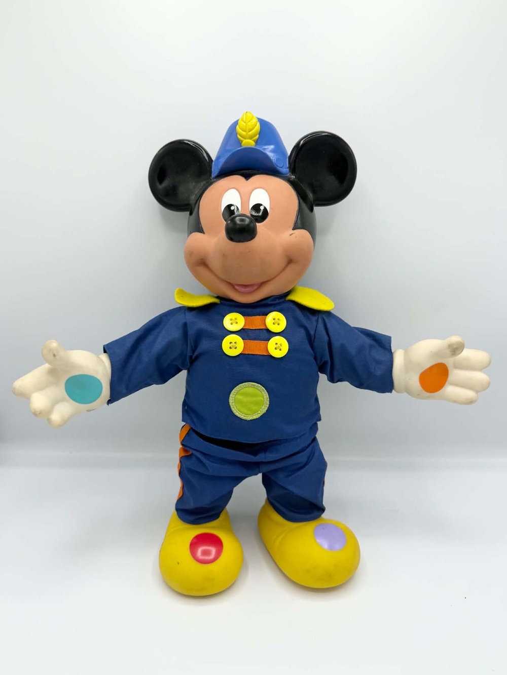 Disney Mattel 1990 MICKEY MOUSE Musical Band Leader Air Powered Interactive TOY